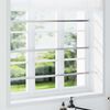 vidaXL Barres de fen&ecirc;tre r&eacute;glables de s&eacute;curit&eacute; 3 pcs 710-1200 mm