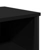 vidaXL Table console noir 100x35x74,5 cm bois d'ingénierie