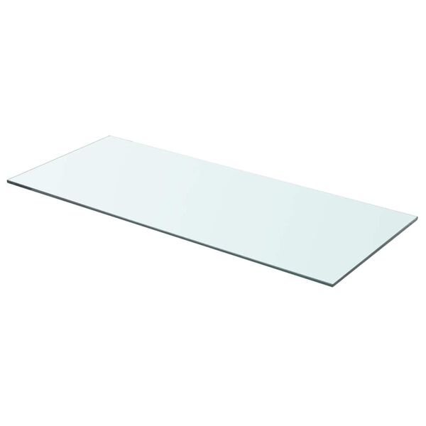 vidaXL Panneaux d'&eacute;tag&egrave;re 2 pcs Verre Transparent 70 x 30 cm