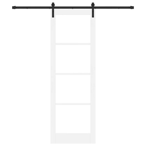 vidaXL Porte coulissante ORKDAL Blanc 78 x 232 cm