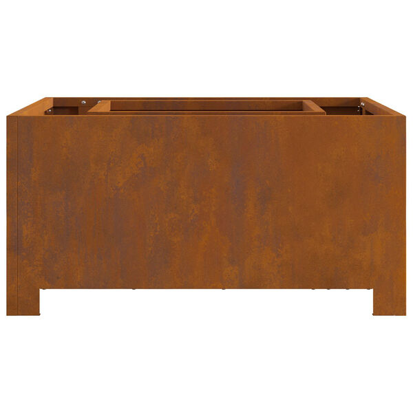vidaXL Braise Marron 60 x 60 x 30 cm Acier