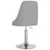 vidaXL Tabouret de bar Gris clair Tissu