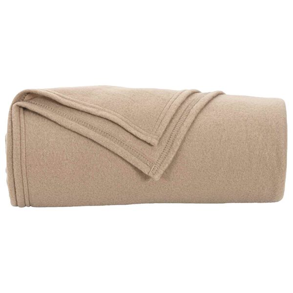 vidaXL Couvertures &agrave; jeter 24 pcs Camel 200 x 150 cm Toison