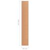 vidaXL Tapis BCF Beige 60x450 cm