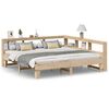 vidaXL Lit biblioth&egrave;que sans matelas 180x200 cm bois massif de pin