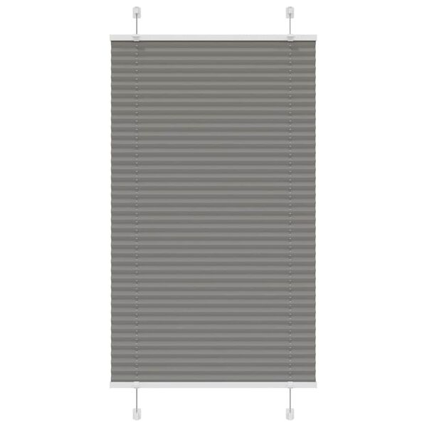 vidaXL Store pliss&eacute; anthracite 70x100 cm largeur du tissu 69,4 cm
