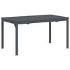 vidaXL Ensemble de salle &agrave; manger pour jardin 7 pcs Anthracite