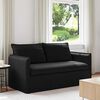 vidaXL Canap&eacute; 140cm Noir M&eacute;tал