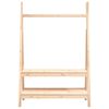 vidaXL Porte-v&ecirc;tements 100x45,5x150 cm Bois de pin massif
