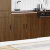 vidaXL Meuble bas pour &eacute;vier Kalmar ch&ecirc;ne artisanal bois ing&eacute;nierie