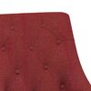 vidaXL Chaises pivotantes &agrave; manger lot de 4 Rouge bordeaux Tissu