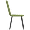 vidaXL Chaises &agrave; manger lot de 2 vert velours