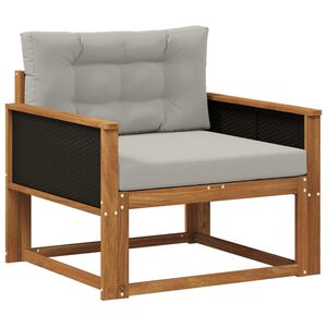 vidaXL Sofa de milieu ext&eacute;rieur Bois d'Acacia Massif Naturel