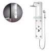 vidaXL Panneau de douche 25 x 43 x 120 cm Argent&eacute;