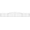 vidaXL Paniers &agrave; gabions arqu&eacute;s 3 pcs 400x30x40/60 cm Fer galvanis&eacute;