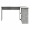 vidaXL Bureau Gris b&eacute;ton 142 x 102 x 73 cm Bois d'ing&eacute;nierie
