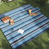 vidaXL Couverture de pique-nique pliable 200x200 cm velours