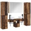 vidaXL Ensemble de mobilier de salle de bain 6 pcs Bois ancien