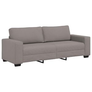 vidaXL Canap&eacute; 3 places taupe 220x77x82 cm en tissu