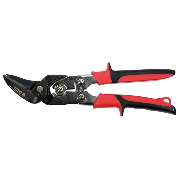YATO Cisaille &agrave; &eacute;tain Gauche 260 mm Rouge