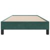 vidaXL Cadre de lit sans matelas vert fonc&eacute; 100x210 cm velours