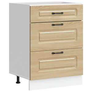 vidaXL Armoire de cuisine Kalmar ch&ecirc;ne sonoma bois d'ing&eacute;nierie