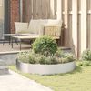 vidaXL Cache-pot de jardin 5 pcs Argent 120 x 120 x 20 cm