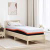 vidaXL Matelas Blanc et Gris 80 x 200 cm Tissu jacquard