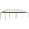 vidaXL Tente de r&eacute;ception pliable escamotable 3x9 m cr&egrave;me