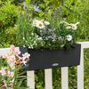 LECHUZA Jardini&egrave;re BALCONERA Cottage 50 ALL-IN-ONE Granite