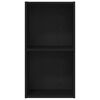 vidaXL &Eacute;tag&egrave;re Ch&ecirc;ne noir 40 x 30 x 77 cm Bois d'ing&eacute;nierie