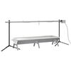 vidaXL Ensemble de grille et de plateau automatique pour barbecue inox