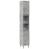 vidaXL Ensemble de meubles de salle de bain 3 pcs gris b&eacute;ton