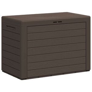 vidaXL Bo&icirc;te de rangement de jardin Marron 78x44x55 cm