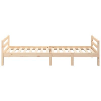 vidaXL Cadre de lit sans matelas 75x190 cm bois de pin massif