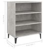 vidaXL Buffet gris b&eacute;ton 57x35x70 cm bois d'ing&eacute;nierie