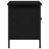 vidaXL Meuble TV Ch&ecirc;ne noir 100 x 35 x 45 cm Bois d'ing&eacute;nierie