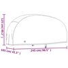 vidaXL Housse de motocyclette noir 245x105x125 cm oxford 210D