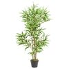 vidaXL Bambou artificiel 552 feuilles 120 cm vert