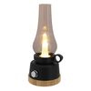 Eurotrail Lampe de camping &agrave; LED Wind bambou noir
