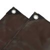 vidaXL B&acirc;che 650g / m&sup2; Marron 5 x 7 m Toile avec rev&ecirc;tement en PVC