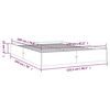 vidaXL Cadre de lit sans matelas blanc bois massif 120x190 cm