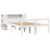 vidaXL Lit biblioth&egrave;que sans matelas blanc 150x200 cm bois pin massif