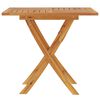 vidaXL Table pliable de jardin 85x85x76 cm Bois de teck solide