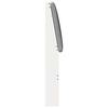 vidaXL T&ecirc;te de lit capitonn&eacute;e Gris clair 200 cm Pin massif