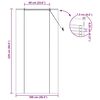 vidaXL Store enrouleur avec des rideaux Nature 100 x 220 cm Bambou