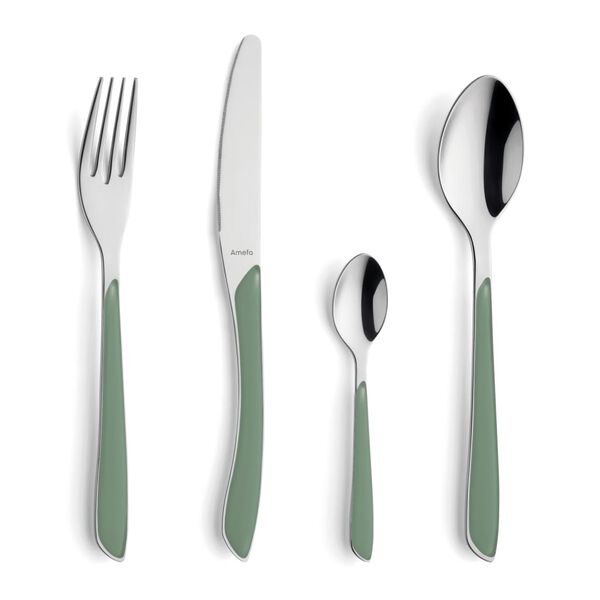 Amefa Ensemble de couverts 24 pcs Eclat Vert clair