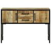 vidaXL Table console Marron 100 x 35 x 70 cm Bois de mangue massif