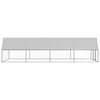 vidaXL Poulailler 3x8x2 m acier galvanis&eacute;