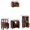 vidaXL Ensemble de mobilier de salle de bain 4 pcs Bois Recycl&eacute; Solide